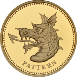 Dragon Pattern Gold Coin Icon